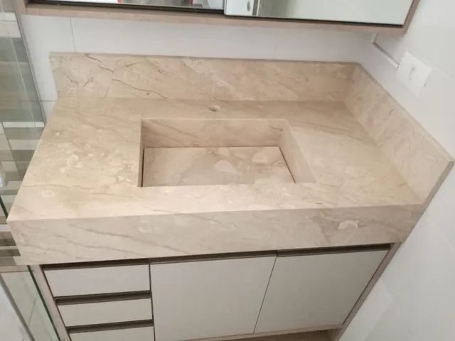 Lavatório em mármore e granito sob medida  - Foto 5