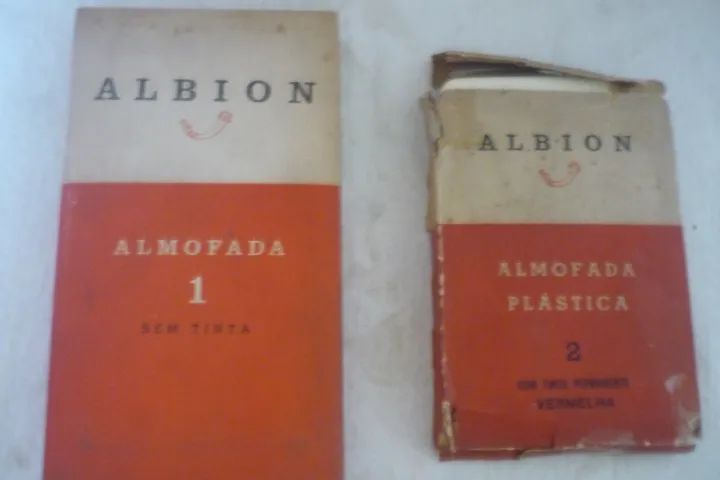 4 Almofadas Para Carimbo Albion E Pelikan Antigas Leia Descrição - Foto 3