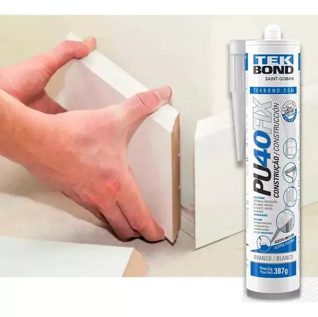 Selante de Poliuretano PU 40 FIX 387 g Tekbond - Foto 2