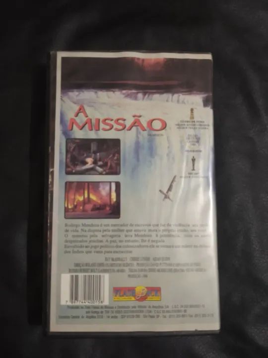 Filme a missão Robert de Niro raro antigo em VHS  - Foto 2