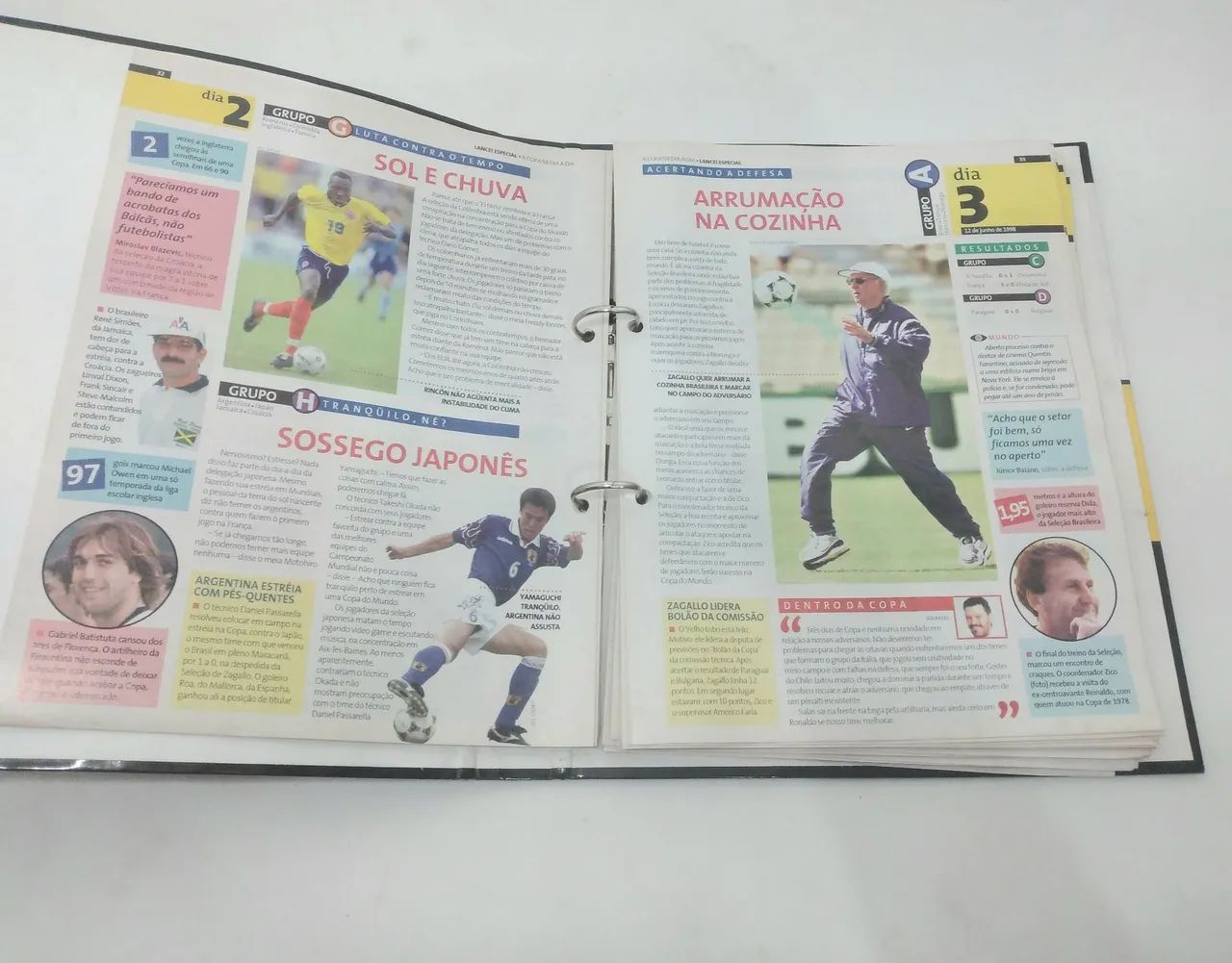 Raro Fichario Lance  A Copa dia a dia 98  - Foto 3