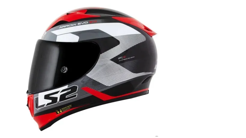 Capacete Ls2 FF323 Arrow R Compete - Branco/Preto/Vermelho