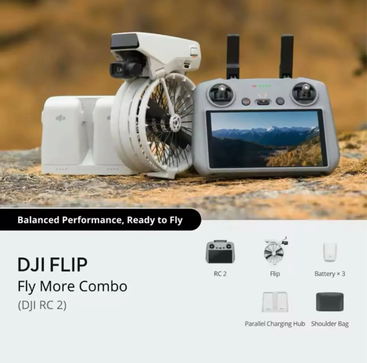 Drone dji flip combo rc2 ( lacrado )
