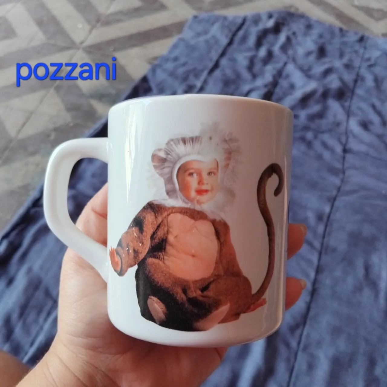 Caneca porcelana pozzani 