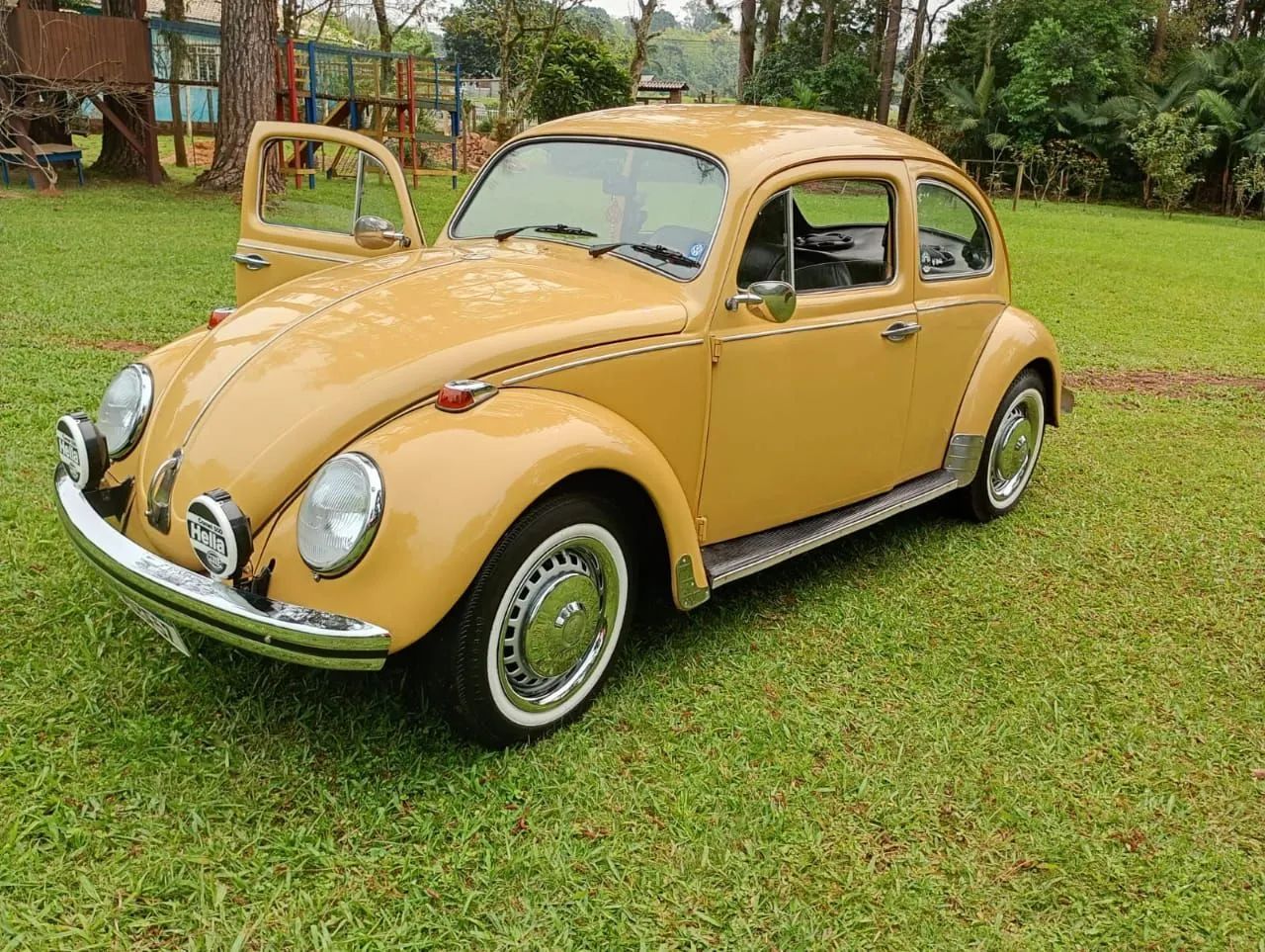 Calota Fuscao 1500 olho de boi antigo bem original  - Foto 4