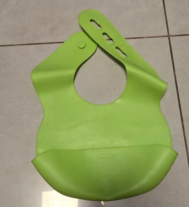 Babador de Silicone para alimentação 