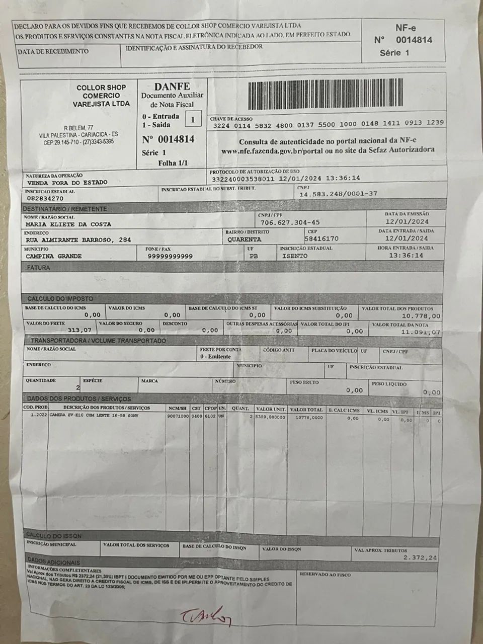 Câmera Sony Alpha com Lente 16-50mm - Foto 4