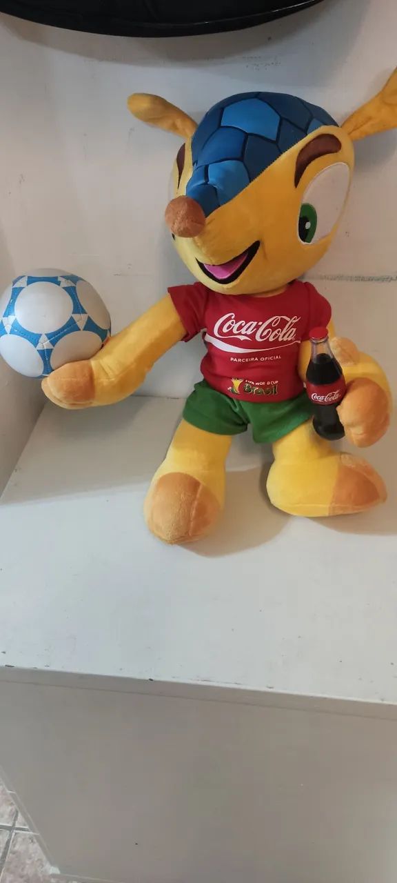 Mascote Fuleco Oficial Coca-cola Copa 2014 - Foto 5