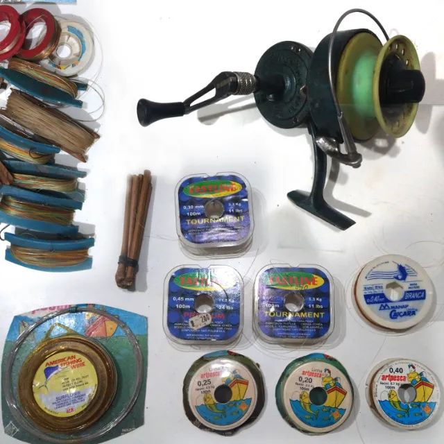 Molinete Super Paoli + Kit de Pesca