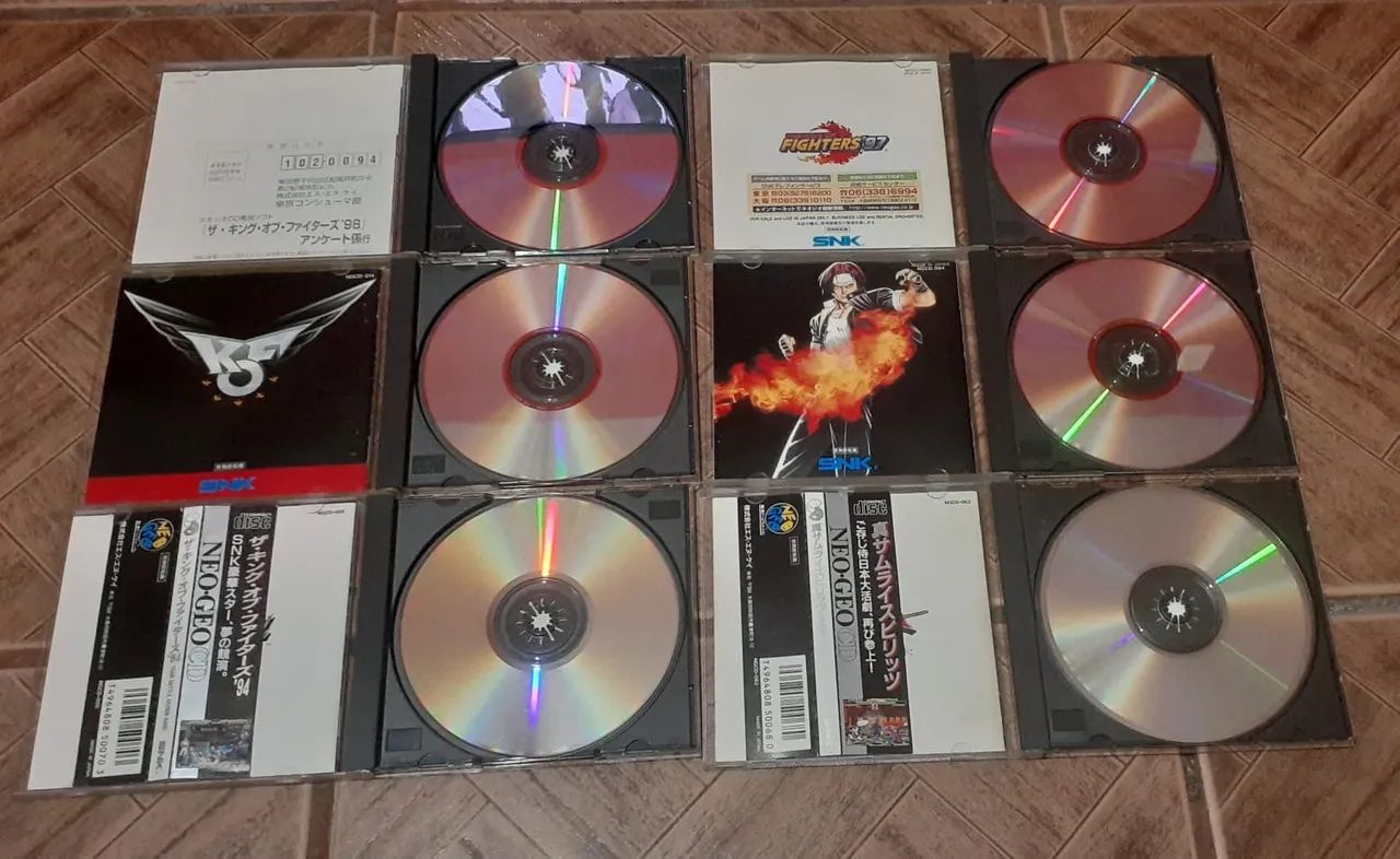 Coleção Neo Geo CD - King of Fighters e Samurai Spirits - Foto 5