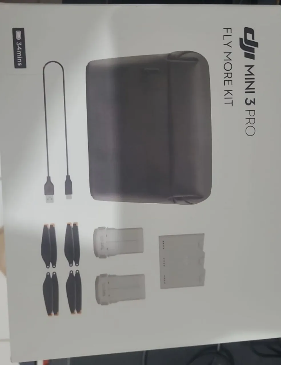 Fly More Kit para drone dji mini 3 e mini 4