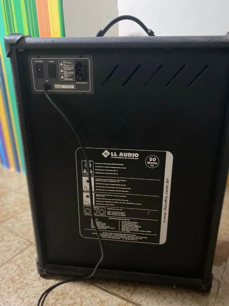 Caixa de Som Amplificada LL Audio LL 200 - Foto 3