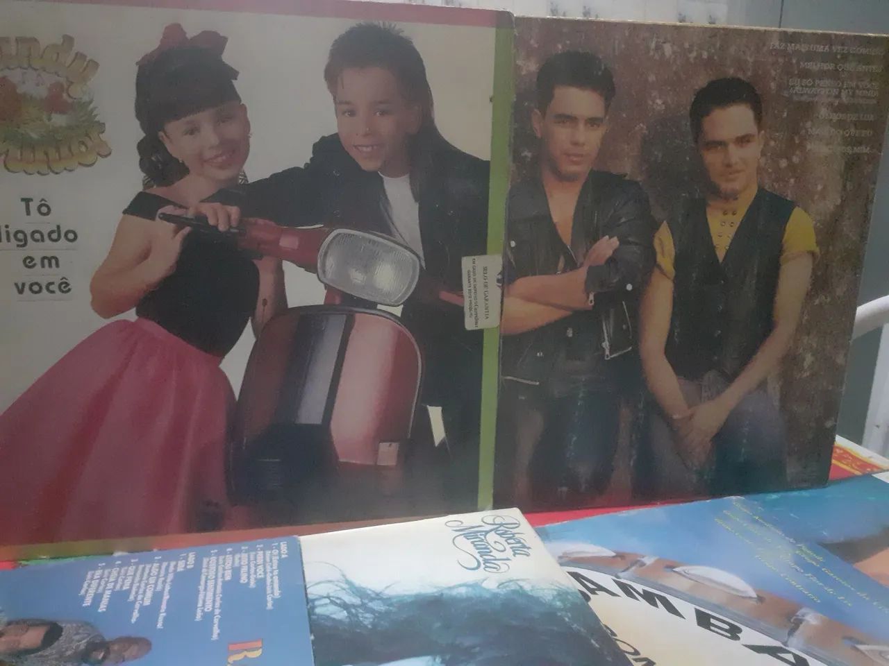 Discos de vinil antigos