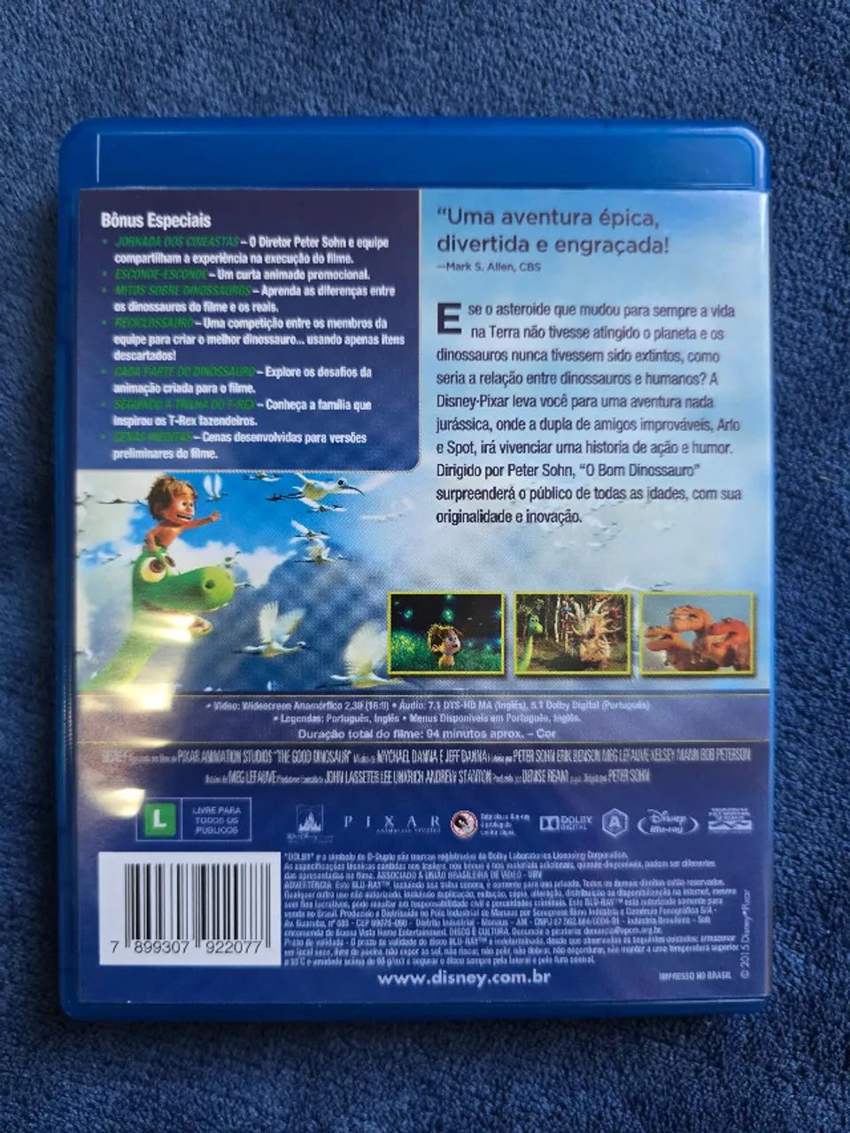 Blu-Ray O Bom Dinossauro (Original) - Foto 2