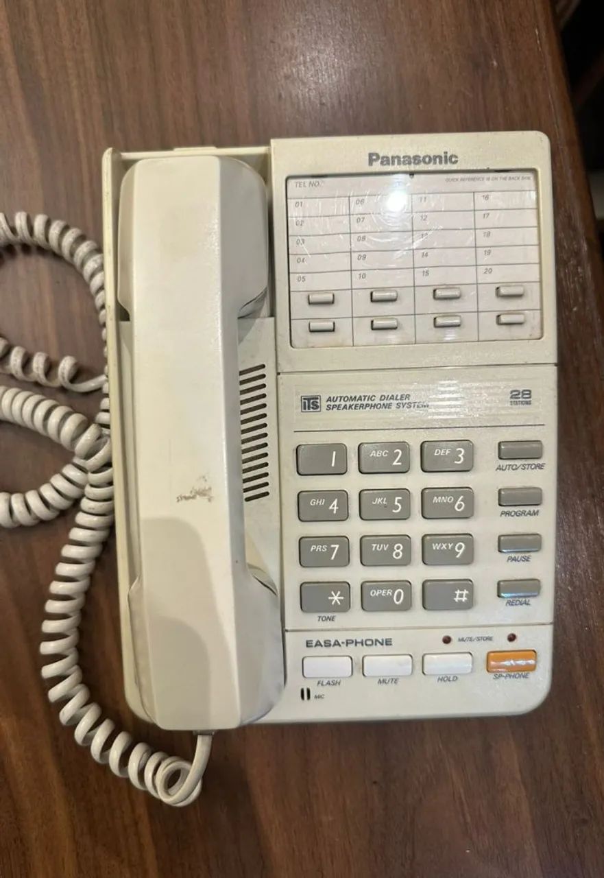 2 Telefones Fixo Panasonic EASA-PHONE  - Foto 4