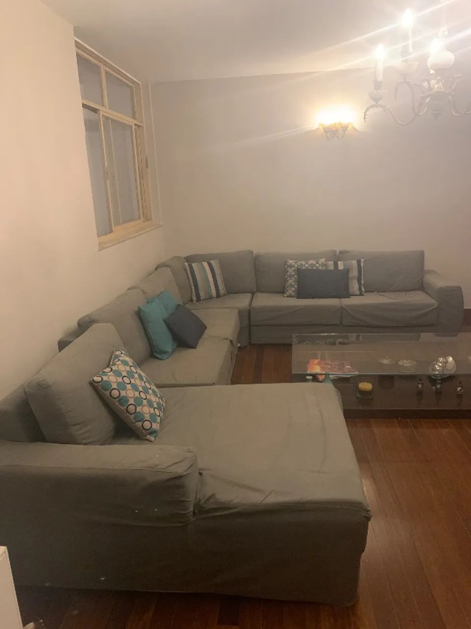 Sofá de 6 lugares em L