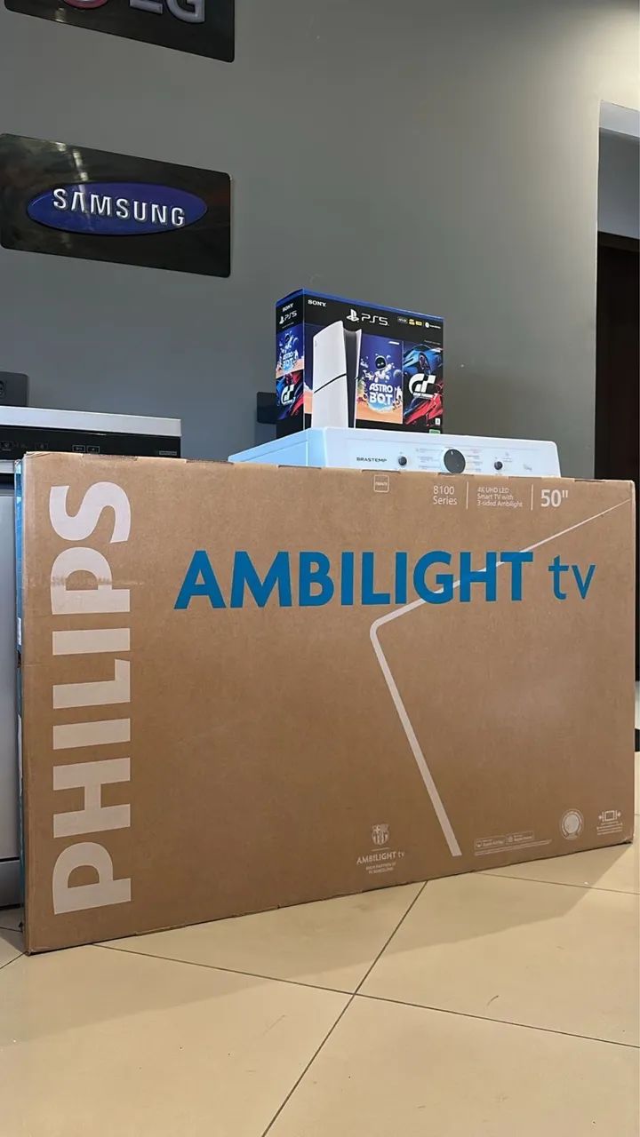 SMART TV PHILIPS 50" AMBILIGHT 