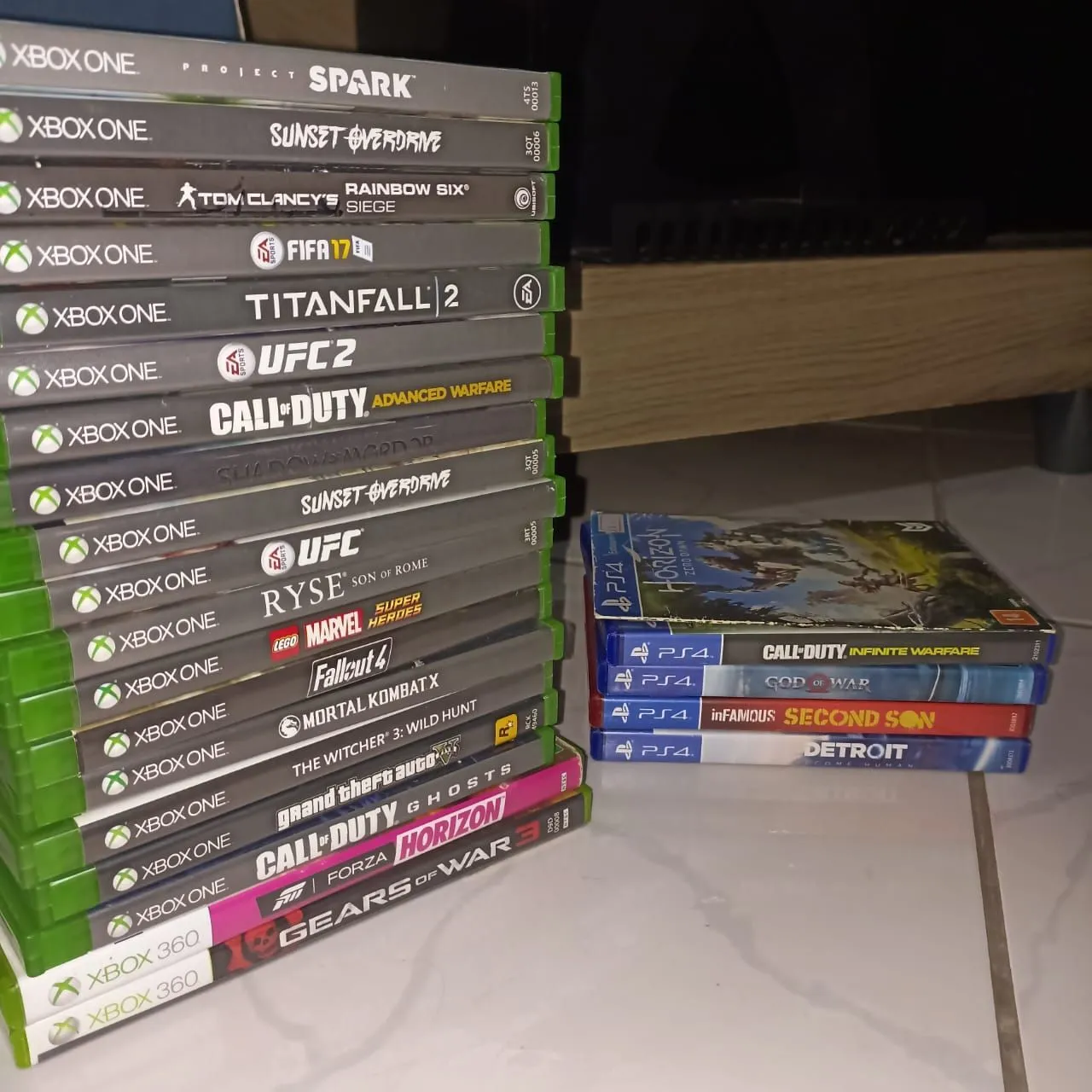 Jogos Xbox One e PS4