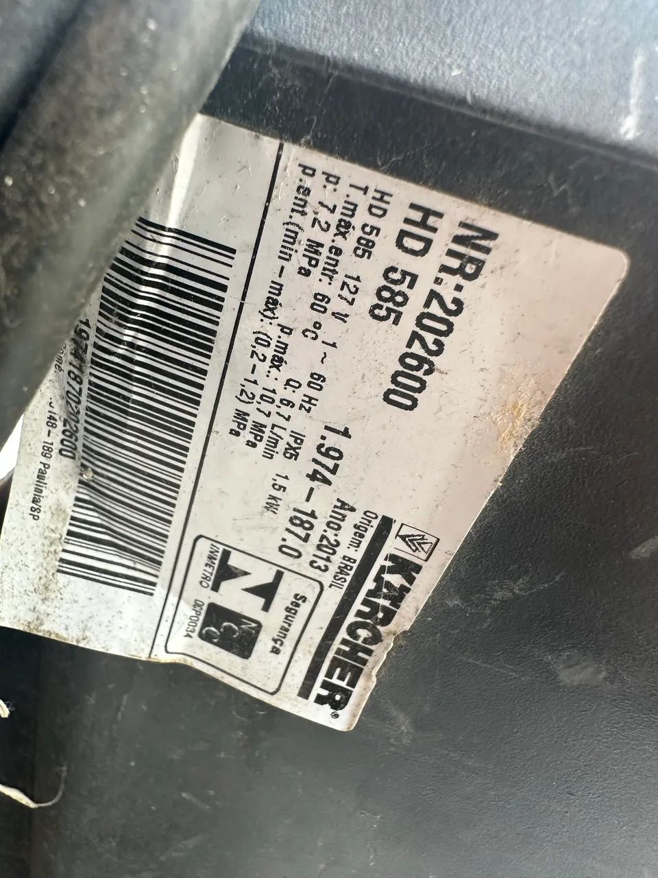 Lavadora Karcher HD 585 profissional  - Foto 3