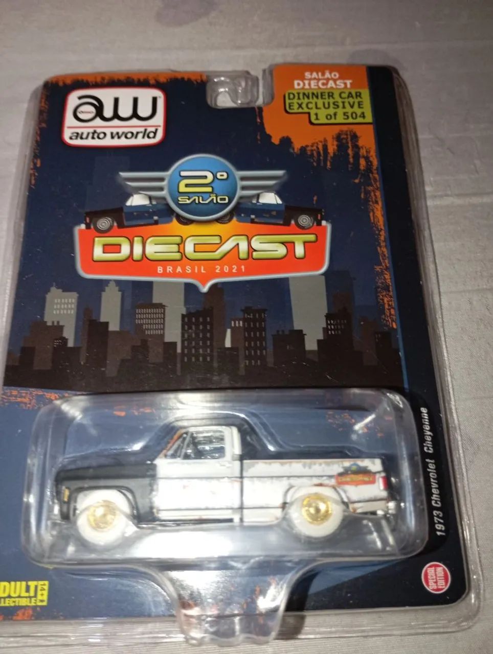 Chevrolet Cheyenne 1973 2° Salão Diecast Brasil 2021 Exclusiva Jantar
