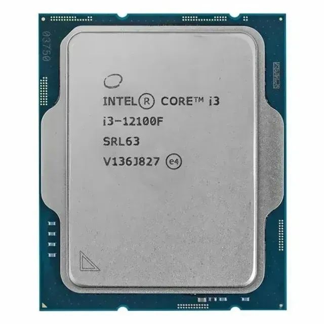 Intel Core i3-12100F Processor, 4.3GHz, 12MB Cache, LGA 1700, OEM64312423962753120