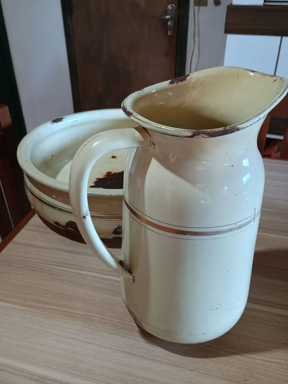 Antigo Gomil - Jarro e Bacia de Ágata  - Foto 3