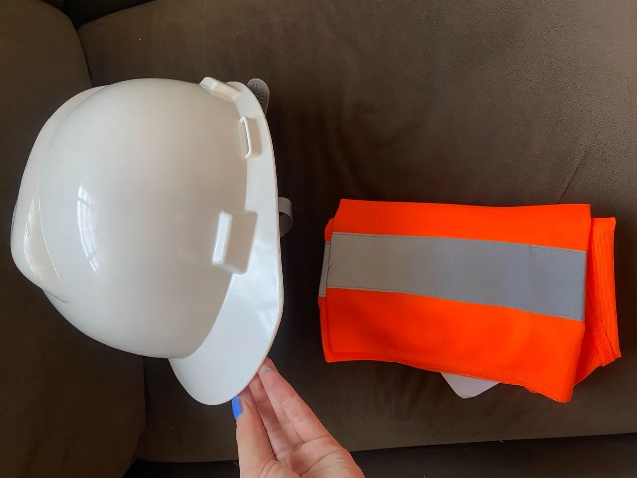 Capacete MSA e colete de obra - Foto 2