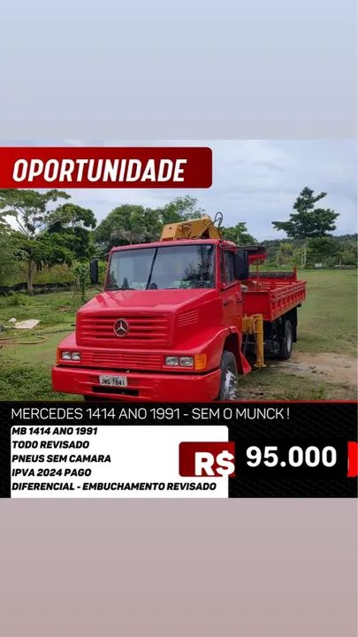 Mercedes 1414 1991 - Oportunidade!