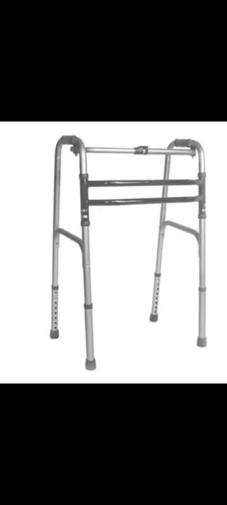 Andador de alumínio dobrável para idosos