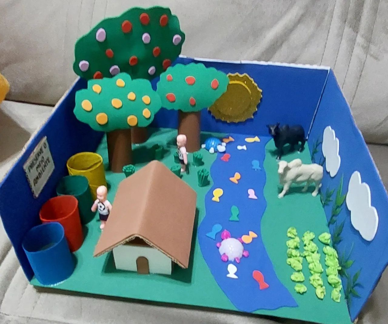 Maquete Educativa - Preservação Ambiental