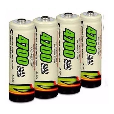 Pilhas AA  Recarregável 4700mAh - 4 unds - Foto 3
