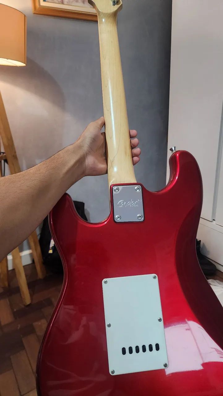 Guitarra Elétrica Condor Vermelha rx20 - Foto 4