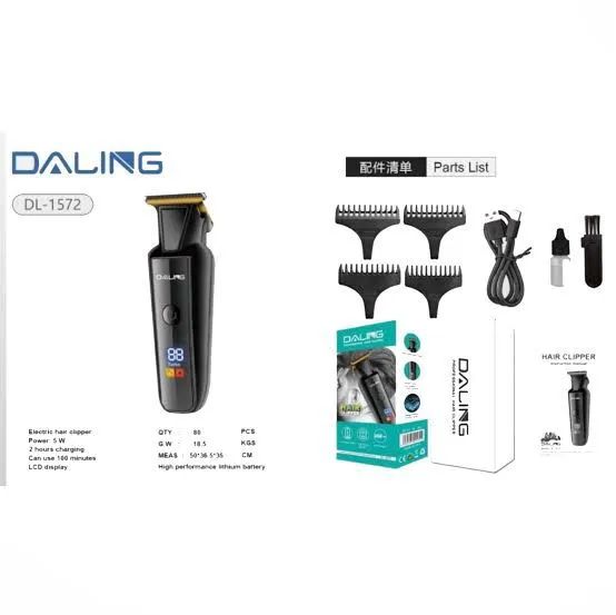 Aparador de cabelo profissional  DALING DL-1572