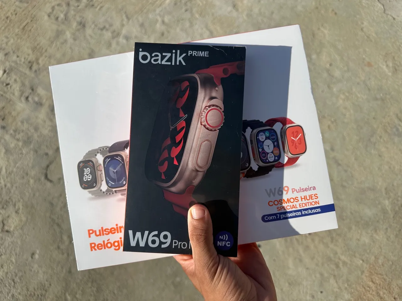 SmartWatch BAZIK PRIME W69 PRO MAX NFC!! LACRADO!! PROMOÇÃO!!