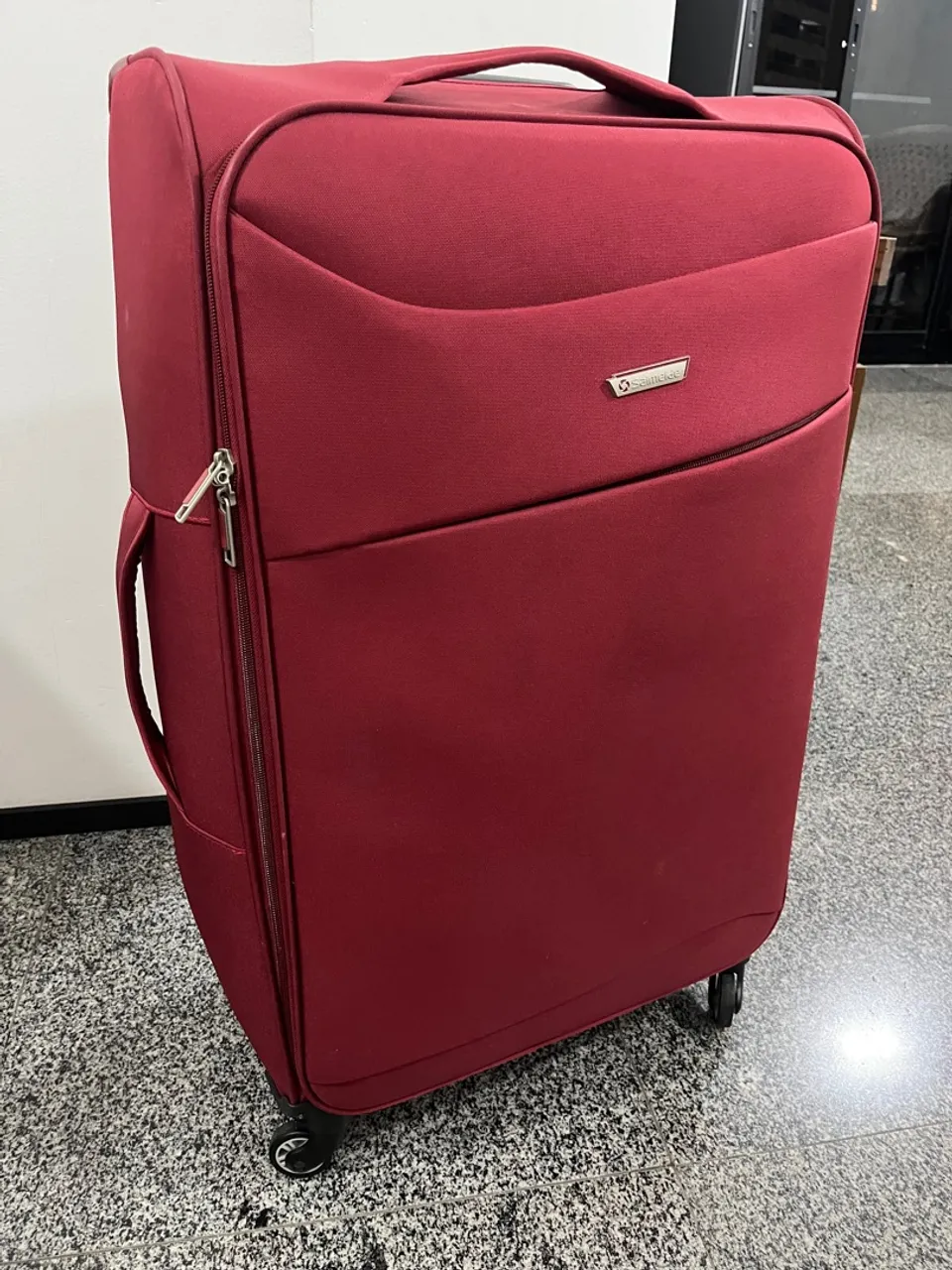 Mala de viagem vermelha grande 23kg