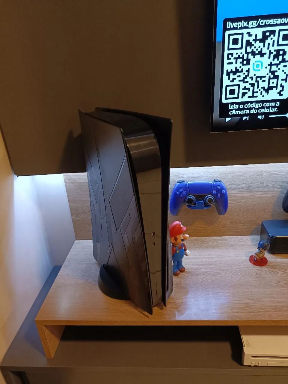 Playstation 5 com Leitor Black Caps - Foto 3