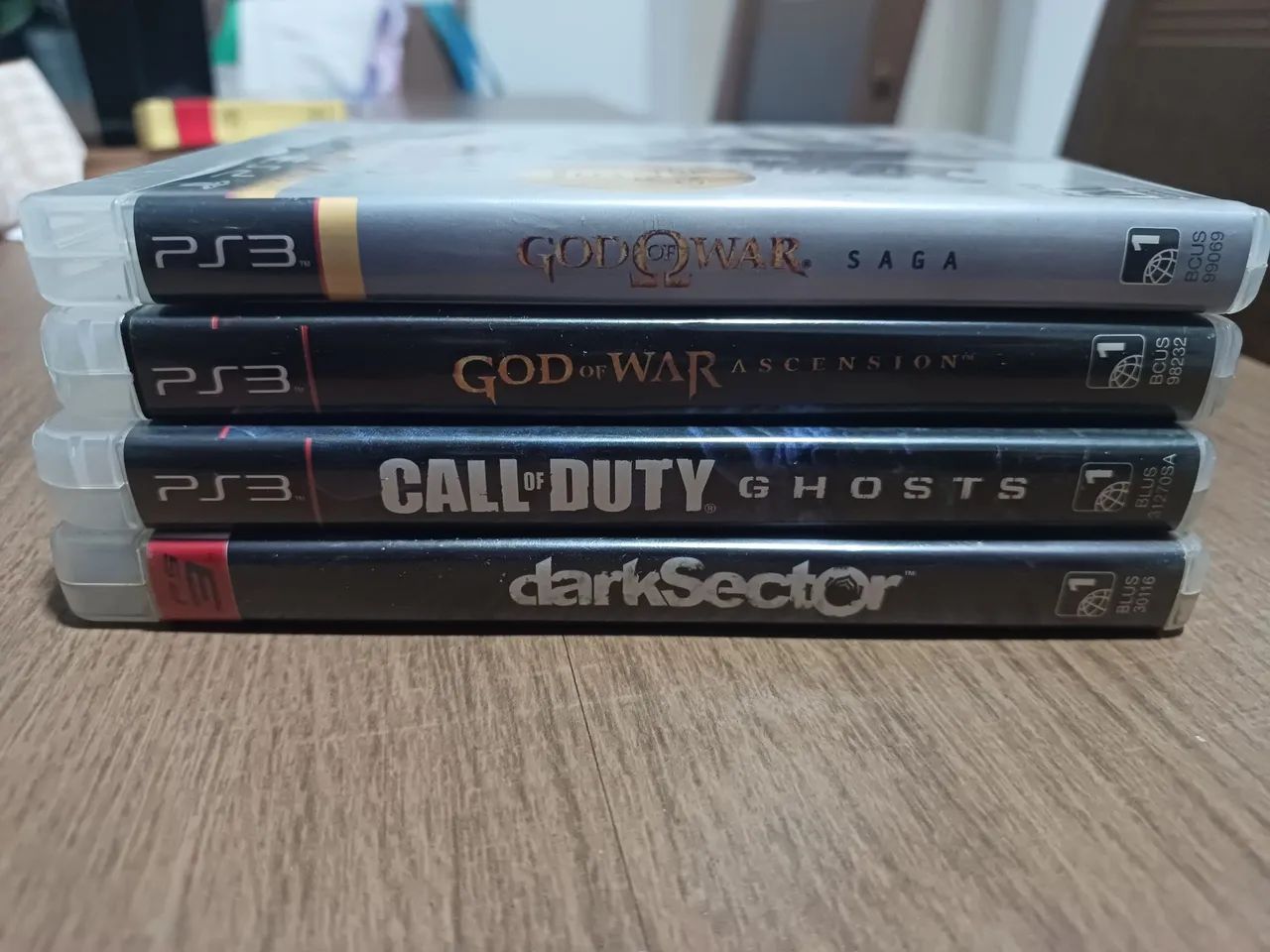 Jogos PS3 - God of War saga, God of War ascension, Call of Duty e Dark Sector