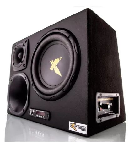 Caixa Amplificada Trio Bluetooth radio Usb Bt300 Trio 8 Pol 12v/110v/220v 300w Exclusive - Foto 3