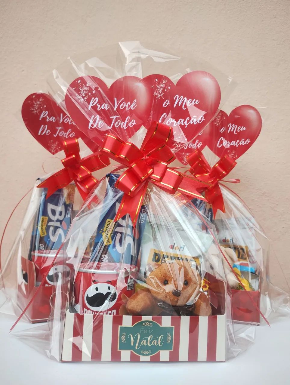 Cesta de Chocolate, ursinho, Bombons , cesta de Presente  - Foto 5