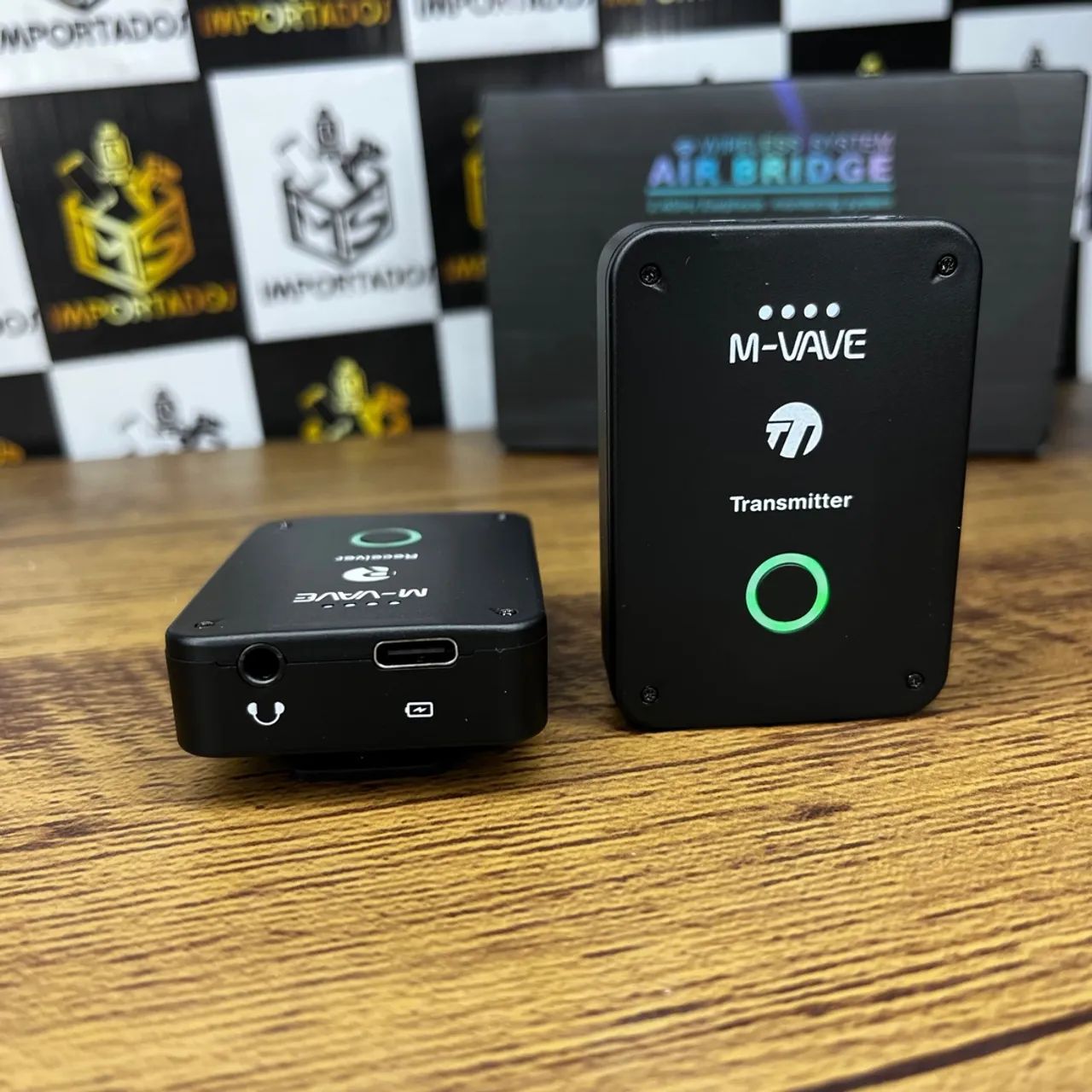 KIT MONITOR DE PALCO MVAVE TRANSMISSOR E RECEPTOR - Foto 2