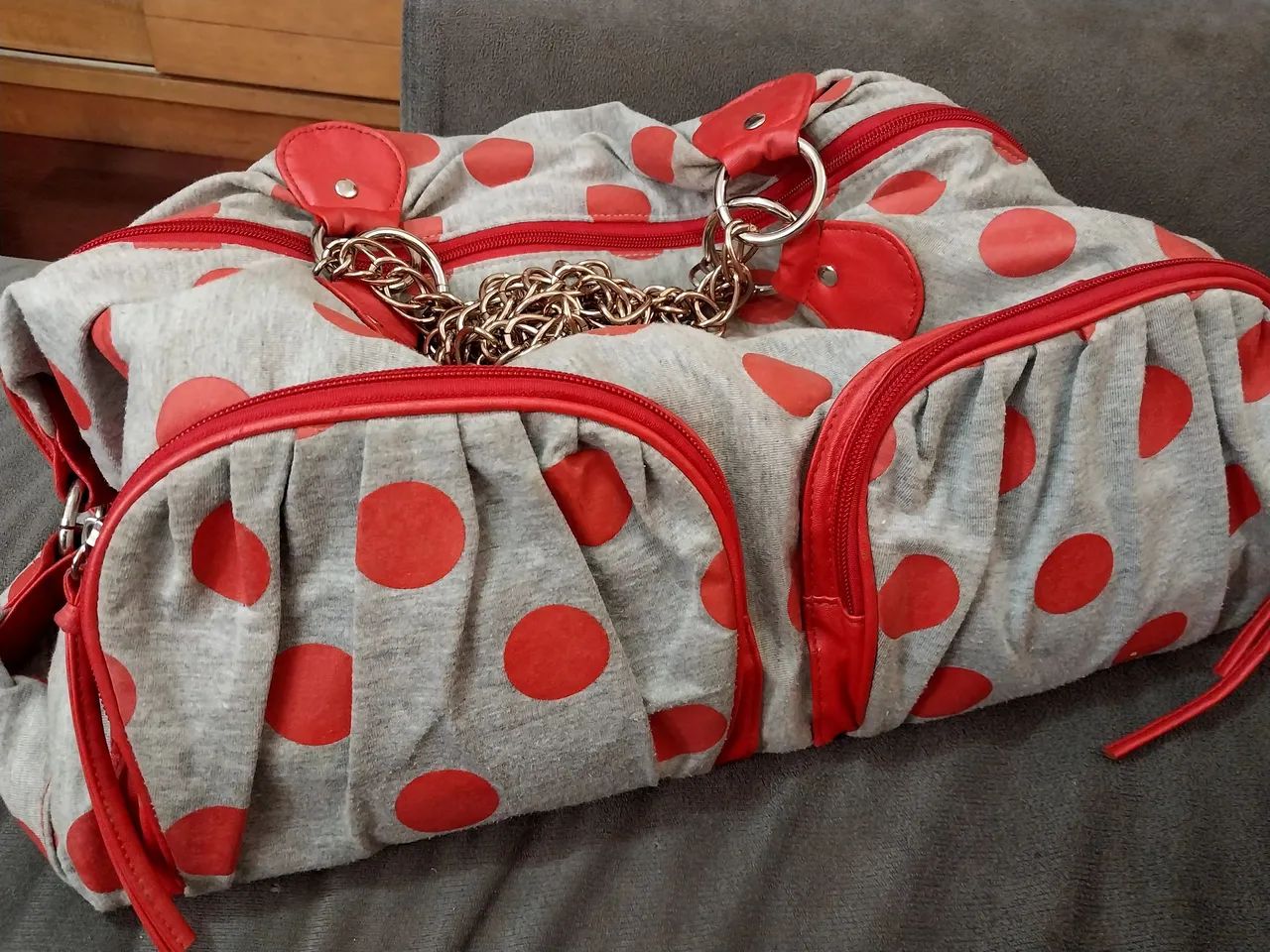 Bolsa de ombro com bolinhas - Foto 2