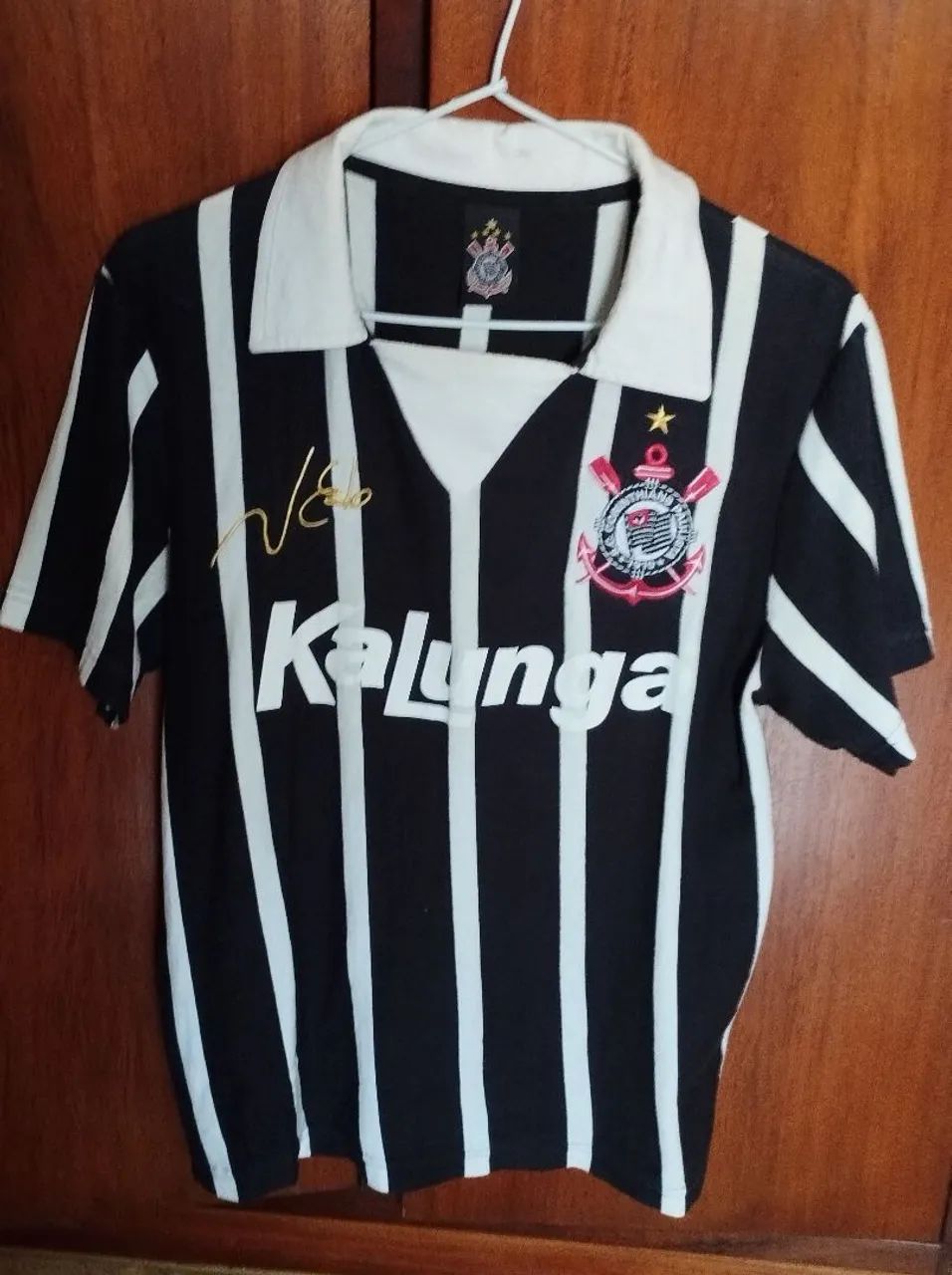 Camisa Corinthians Preta 1990 - Neto