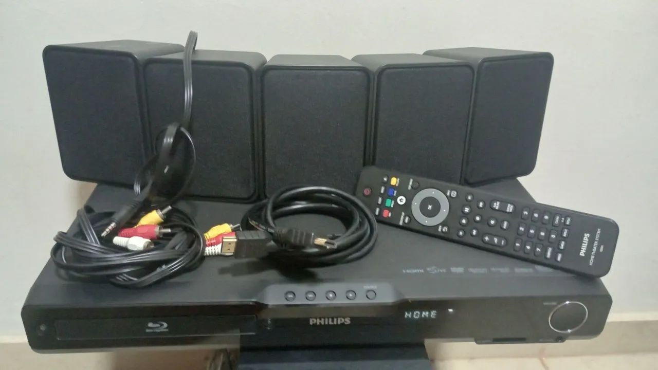 Home Theater Philips Completo com Blu-ray - Foto 4