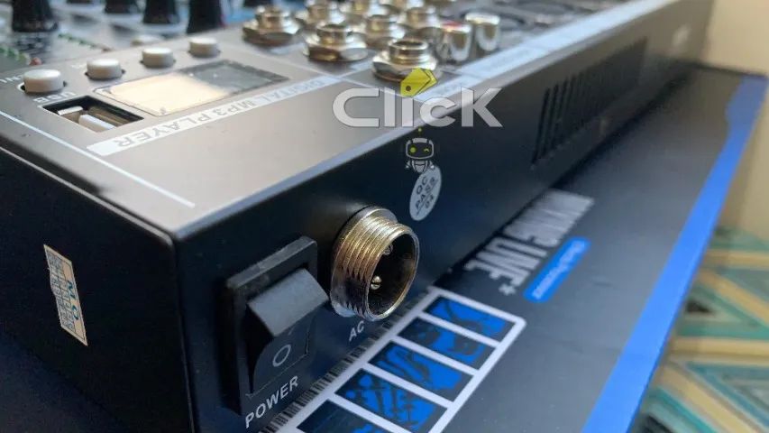 Profissional Mesas Som Vda107l Mixer Bluetooth 7 Canais - Foto 4