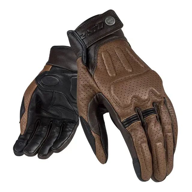 LUVA LS2 RUST MARROM Tamanho G