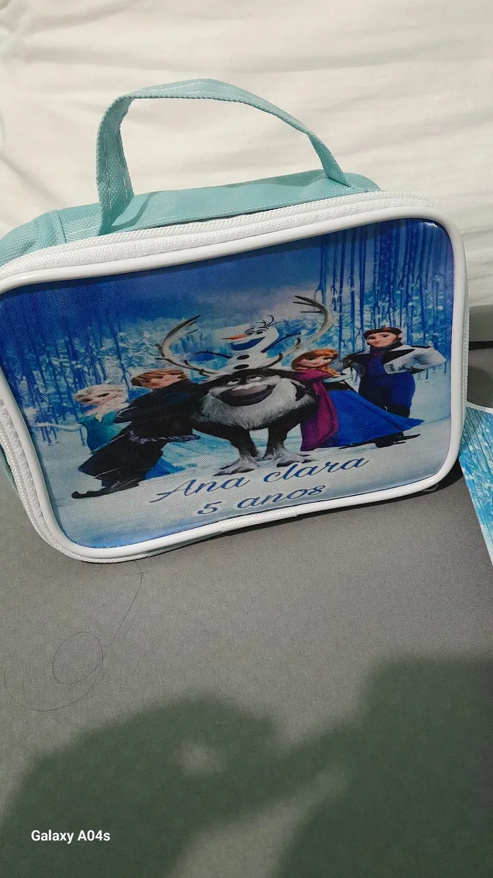 Lancheira Infantil Frozen Personalizada,