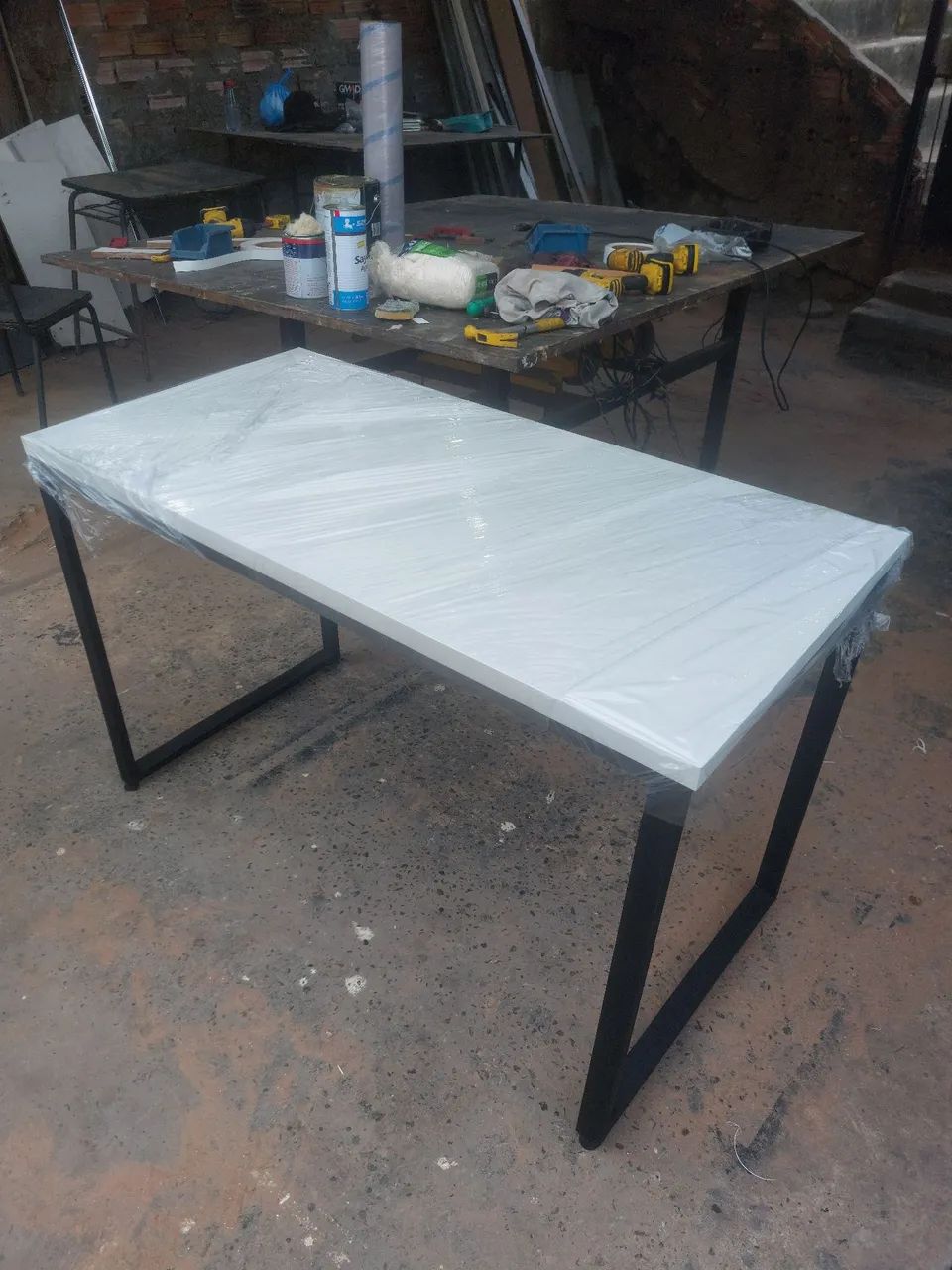 Mesa estilo industrial 