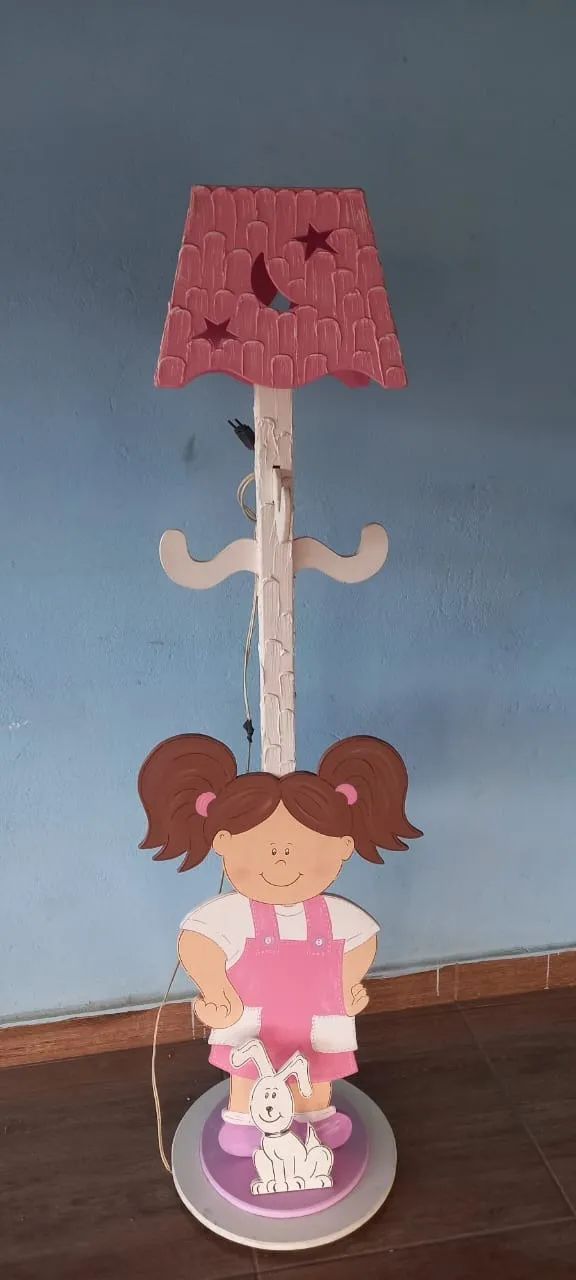 Abajur infantil para menina