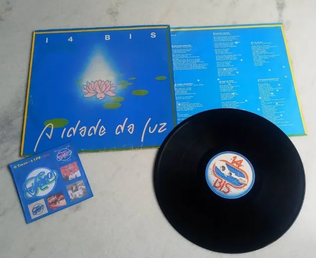 LP/Vinil - 14 Bis - A Idade da Luz (1983) c/ encarte + Brinde