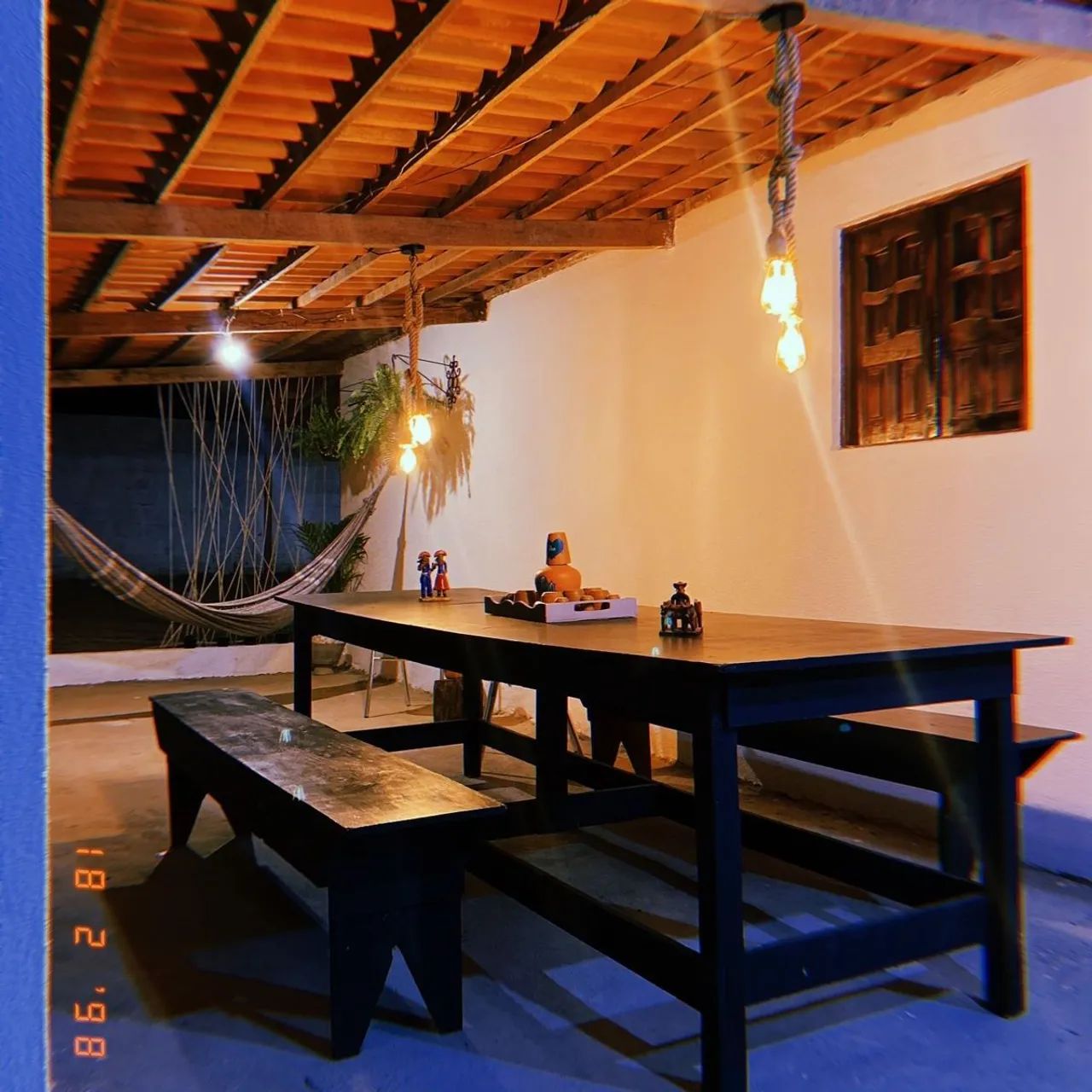 Chácara murada com piscina, área de churrasqueira. Muito linda e bem localizada.  8 km da  - Foto 3